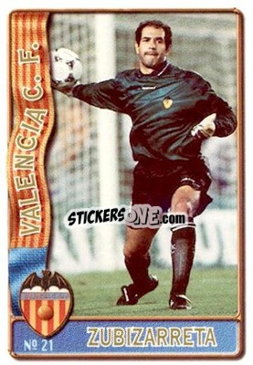 Sticker Zubizarreta - Las Fichas De La Liga 1996-1997 n. 21 - Mundicromo