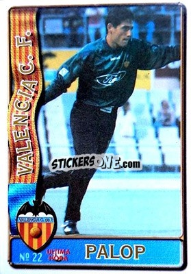 Sticker Palop - Las Fichas De La Liga 1996-1997 n. 22a - Mundicromo
