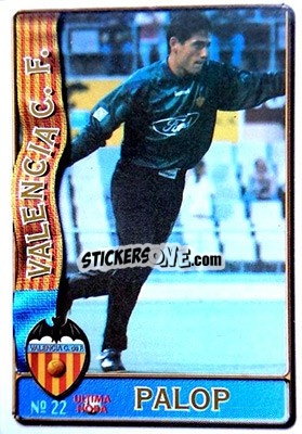 Cromo Palop - Las Fichas De La Liga 1996-1997 - Mundicromo