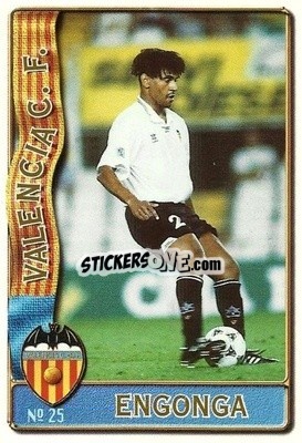 Sticker Engonga - Las Fichas De La Liga 1996-1997 - Mundicromo
