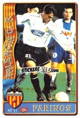 Figurina Farinós - Las Fichas De La Liga 1996-1997 n. 31A - Mundicromo