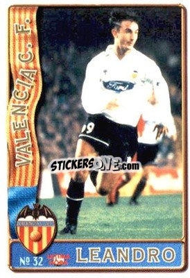 Sticker Leandro - Las Fichas De La Liga 1996-1997 n. 32a - Mundicromo