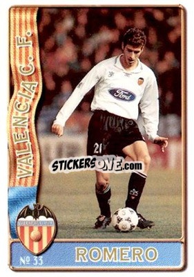 Cromo Romero - Las Fichas De La Liga 1996-1997 - Mundicromo