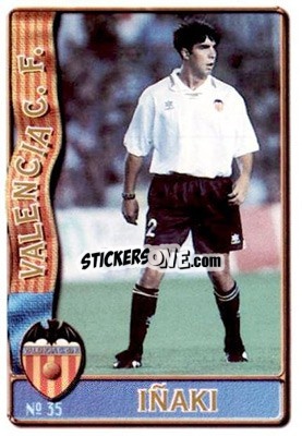 Figurina Iñaki - Las Fichas De La Liga 1996-1997 - Mundicromo