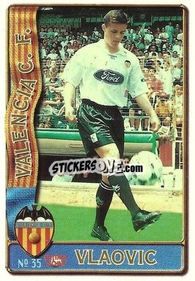 Cromo Vlaovic - Las Fichas De La Liga 1996-1997 - Mundicromo