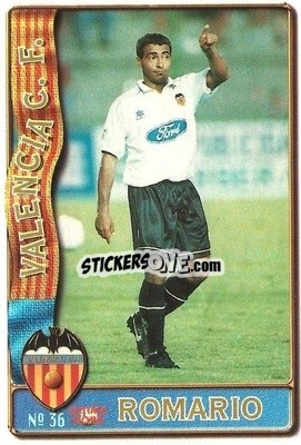 Figurina Romario - Las Fichas De La Liga 1996-1997 n. 36a - Mundicromo