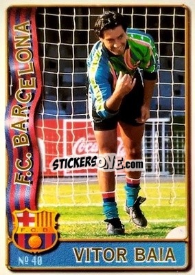 Sticker V. Baia - Las Fichas De La Liga 1996-1997 - Mundicromo