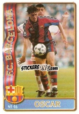 Sticker Oscar Garcia Junyent - Las Fichas De La Liga 1996-1997 n. 46 - Mundicromo