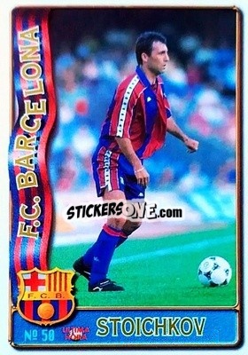 Sticker Stoichkov - Las Fichas De La Liga 1996-1997 - Mundicromo