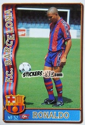 Sticker Ronaldo - Las Fichas De La Liga 1996-1997 - Mundicromo