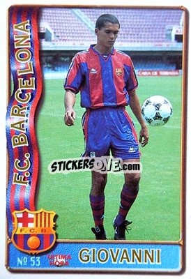 Figurina Giovanni - Las Fichas De La Liga 1996-1997 - Mundicromo