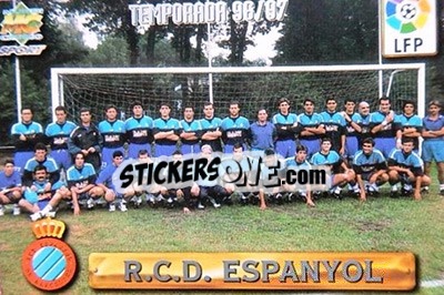 Figurina Espanyol - Las Fichas De La Liga 1996-1997 - Mundicromo