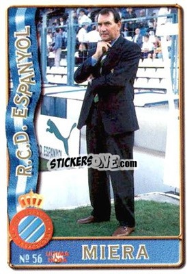 Figurina Miera - Las Fichas De La Liga 1996-1997 - Mundicromo