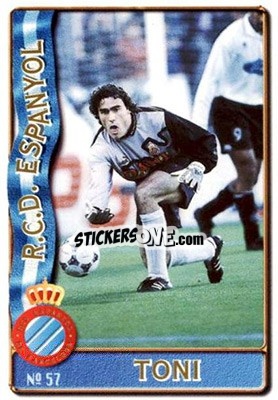 Sticker Toni - Las Fichas De La Liga 1996-1997 - Mundicromo