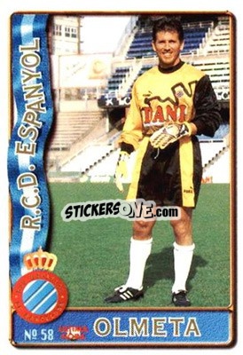Sticker Olmeta - Las Fichas De La Liga 1996-1997 - Mundicromo