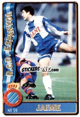 Cromo Jaime - Las Fichas De La Liga 1996-1997 - Mundicromo