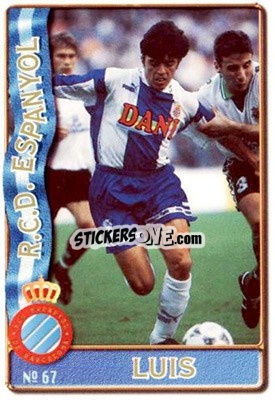Sticker Lluis - Las Fichas De La Liga 1996-1997 - Mundicromo
