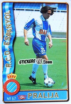 Sticker Pralija - Las Fichas De La Liga 1996-1997 - Mundicromo