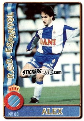 Sticker Alex Fdez. - Las Fichas De La Liga 1996-1997 - Mundicromo