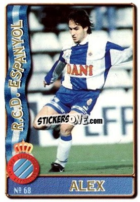 Sticker Alex Fdez. - Las Fichas De La Liga 1996-1997 n. 68a - Mundicromo