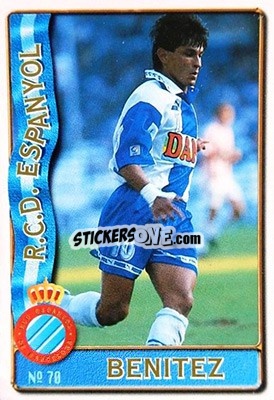 Sticker Benitez - Las Fichas De La Liga 1996-1997 - Mundicromo
