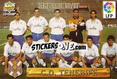 Cromo Tenerife - Las Fichas De La Liga 1996-1997 - Mundicromo