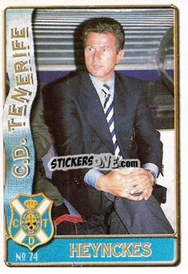 Figurina Heynckes - Las Fichas De La Liga 1996-1997 - Mundicromo