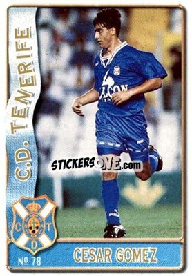 Cromo Cesar G. - Las Fichas De La Liga 1996-1997 - Mundicromo