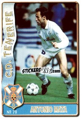 Sticker A. Mata - Las Fichas De La Liga 1996-1997 - Mundicromo