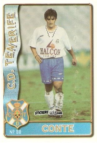 Sticker Ignacio Conte Crespo - Las Fichas De La Liga 1996-1997 n. 80 - Mundicromo