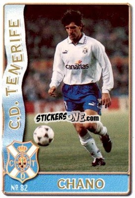 Sticker Chano - Las Fichas De La Liga 1996-1997 - Mundicromo