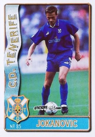 Sticker Slavisa Jokanovic - Las Fichas De La Liga 1996-1997 n. 85 - Mundicromo