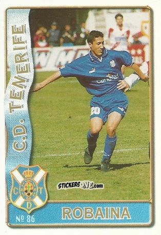 Sticker Robaina - Las Fichas De La Liga 1996-1997 n. 86 - Mundicromo