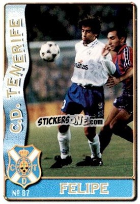Sticker Felipe - Las Fichas De La Liga 1996-1997 n. 87 - Mundicromo