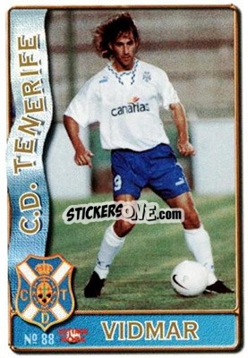 Figurina Vidmar - Las Fichas De La Liga 1996-1997 - Mundicromo