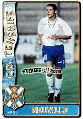 Figurina Neuville - Las Fichas De La Liga 1996-1997 - Mundicromo