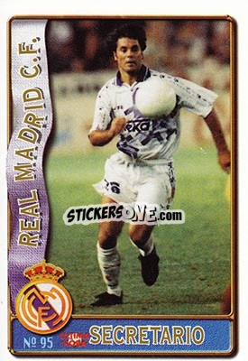 Sticker Secretario - Las Fichas De La Liga 1996-1997 n. 95a - Mundicromo