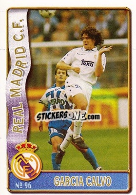 Sticker G. Calvo - Las Fichas De La Liga 1996-1997 - Mundicromo