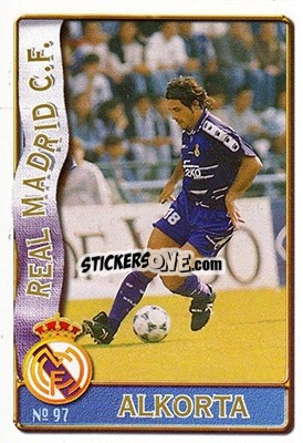 Sticker Alkorta - Las Fichas De La Liga 1996-1997 n. 97 - Mundicromo