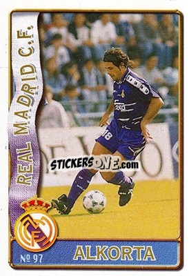 Figurina Alkorta - Las Fichas De La Liga 1996-1997 - Mundicromo