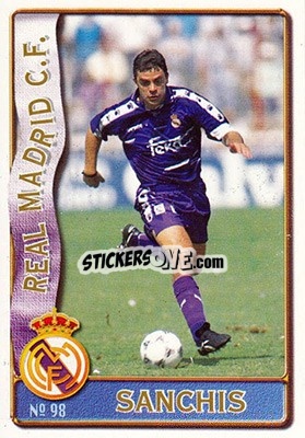 Sticker Sanchís - Las Fichas De La Liga 1996-1997 - Mundicromo