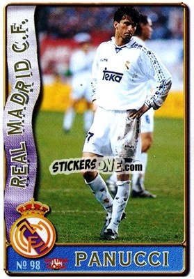 Sticker Panucci - Las Fichas De La Liga 1996-1997 n. 98a - Mundicromo