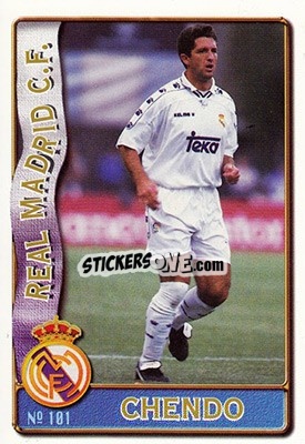 Cromo Chendo - Las Fichas De La Liga 1996-1997 - Mundicromo