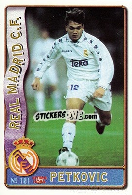 Sticker Petkovic - Las Fichas De La Liga 1996-1997 n. 101a - Mundicromo