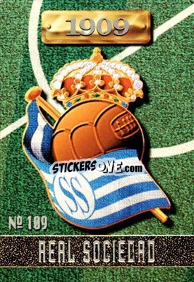 Sticker Real Sociedad - Las Fichas De La Liga 1996-1997 n. 109a - Mundicromo