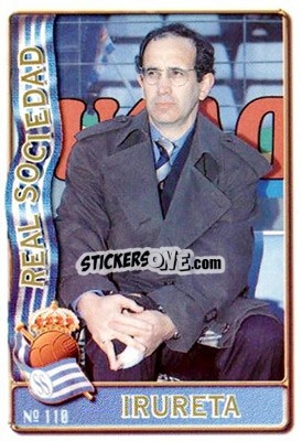 Sticker Irureta - Las Fichas De La Liga 1996-1997 - Mundicromo