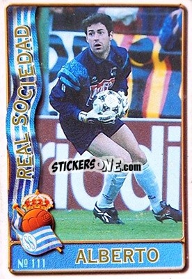 Cromo Alberto - Las Fichas De La Liga 1996-1997 - Mundicromo