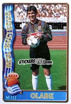Sticker Olabe - Las Fichas De La Liga 1996-1997 - Mundicromo