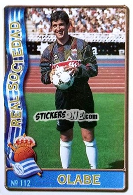 Sticker Olabe - Las Fichas De La Liga 1996-1997 n. 112 - Mundicromo