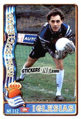 Cromo Iglesias - Las Fichas De La Liga 1996-1997 n. 112a - Mundicromo